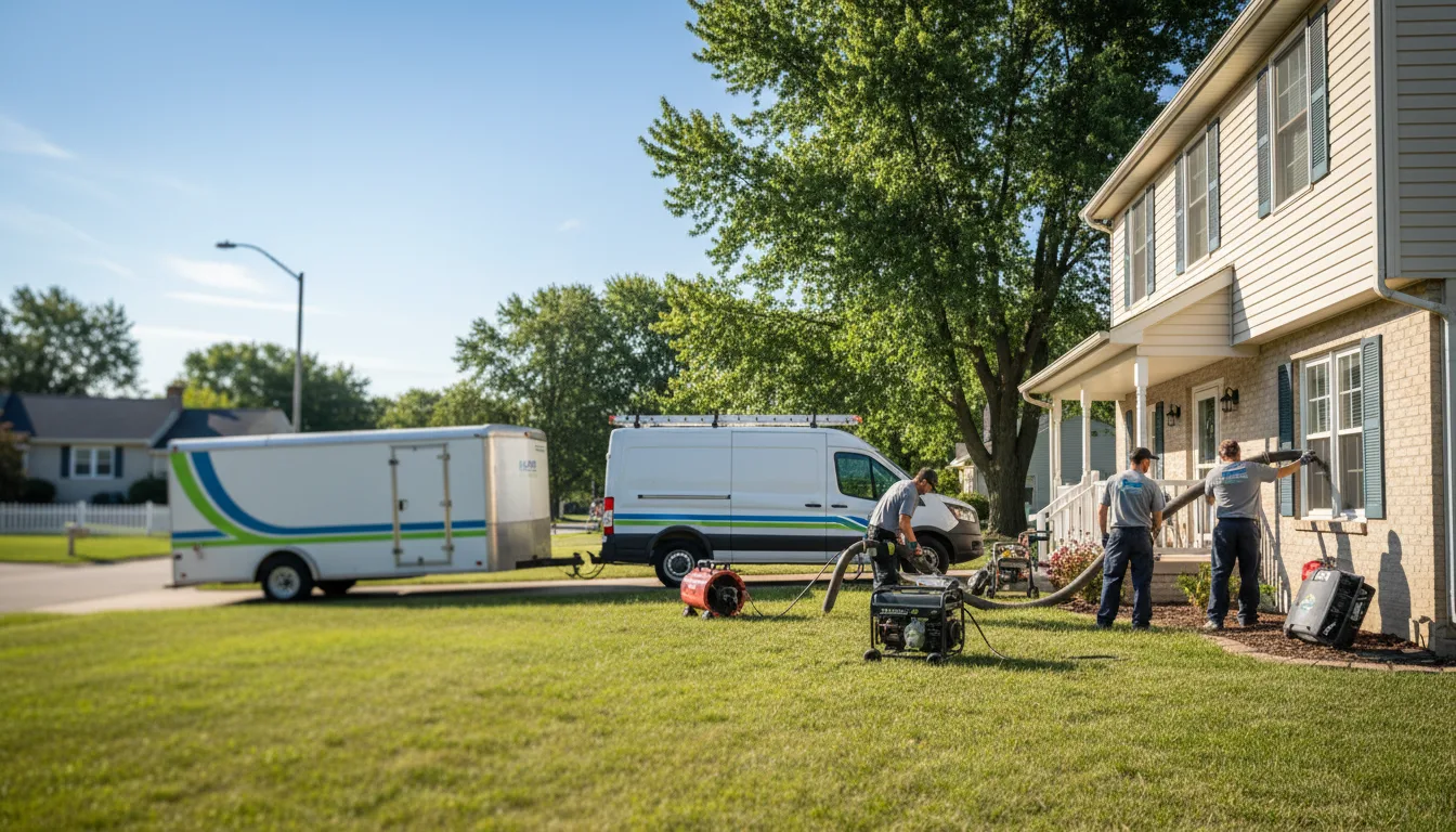 Flooded Basement Restoration And Cleanup With Repair in Franklin, KS near me